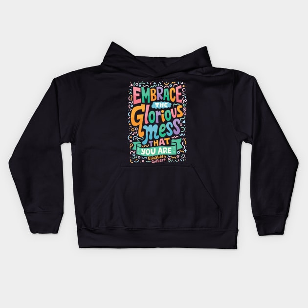 Glorious Mess Kids Hoodie by risarodil